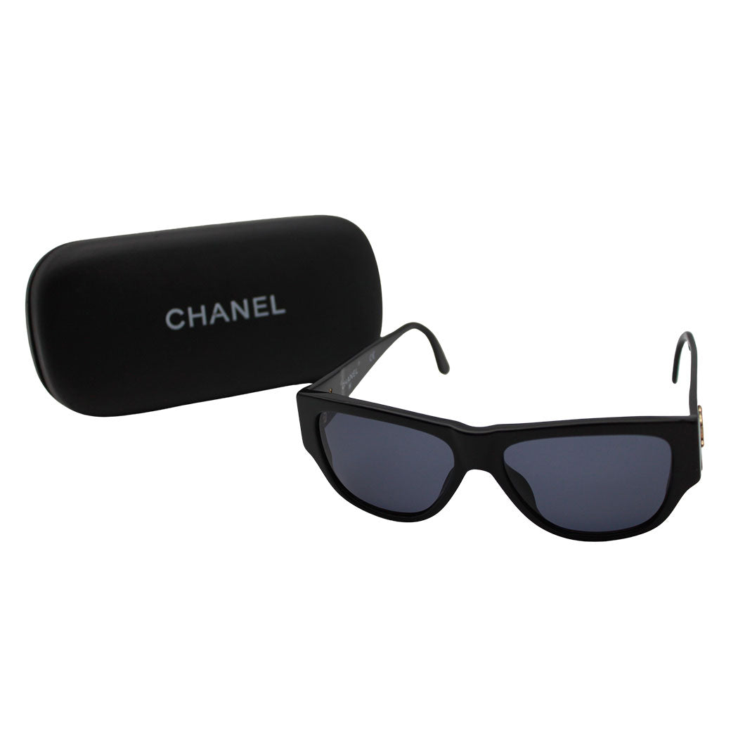 CHANEL シャネル ココマーク サングラス ブラック 04153 94305 レディース メンズ 【中古】