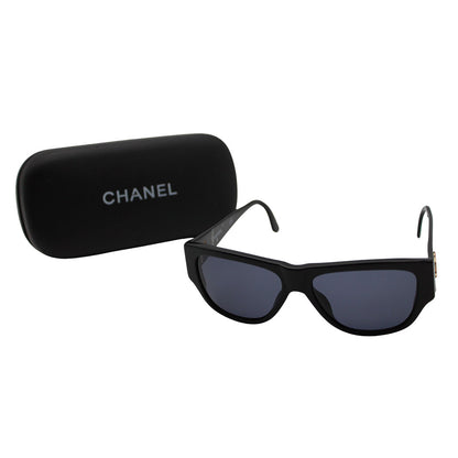 CHANEL シャネル ココマーク サングラス ブラック 04153 94305 レディース メンズ 【中古】