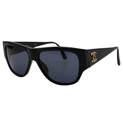 CHANEL シャネル ココマーク サングラス ブラック 04153 94305 レディース メンズ 【中古】