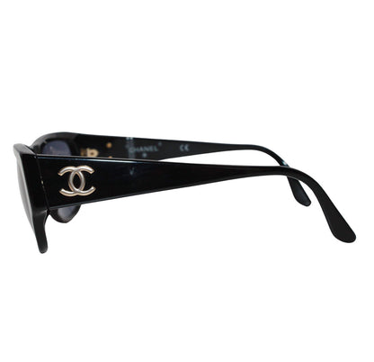 CHANEL シャネル ココマーク サングラス ブラック 04153 94305 レディース メンズ 【中古】