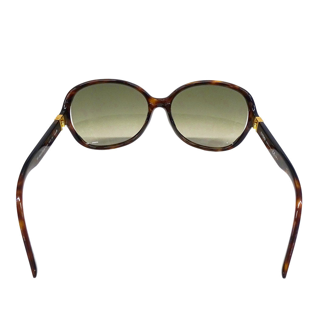 FENDI フェンディ サングラス ブラウン FF0032/F/S アセテート レディース 【中古】