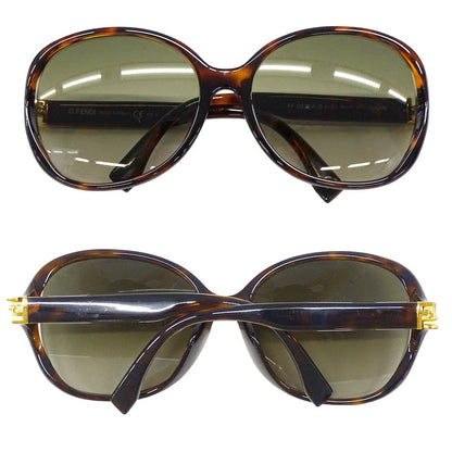 FENDI フェンディ サングラス ブラウン FF0032/F/S アセテート レディース 【中古】