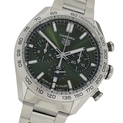 TAG Heuer タグホイヤー カレラ キャリバー ホイヤー02 CBN2A10 BA0643 メンズ 腕時計 スポーツ クロノグラフ 自動巻き SS 磨き済み【中古】