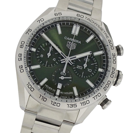 TAG Heuer タグホイヤー カレラ キャリバー ホイヤー02 CBN2A10 BA0643 メンズ 腕時計 スポーツ クロノグラフ 自動巻き SS 磨き済み【中古】