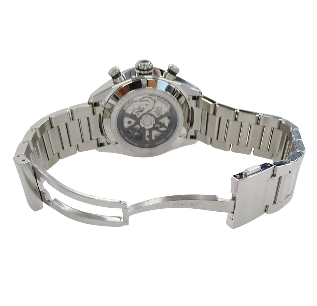 TAG Heuer タグホイヤー カレラ キャリバー ホイヤー02 CBN2A10 BA0643 メンズ 腕時計 スポーツ クロノグラフ 自動巻き SS 磨き済み【中古】