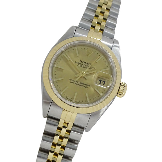 ROLEX ロレックス デイトジャスト 69173 S番 レディース 腕時計 自動巻き AT SS YG 磨き済み【中古】
