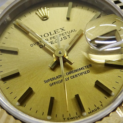 ROLEX ロレックス デイトジャスト 69173 S番 レディース 腕時計 自動巻き AT SS YG 磨き済み【中古】