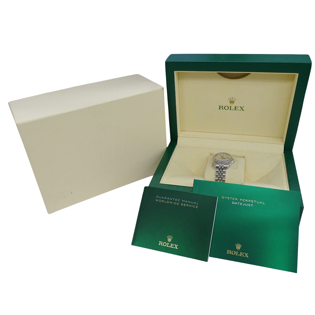 ROLEX ロレックス デイトジャスト 179174G M番 レディース 腕時計 自動巻き AT SS WG ダイヤモンド 磨き済み【中古】