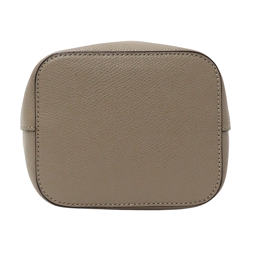 FENDI フェンディ モントレゾール ミニ 2wayバッグ グレージュ 8BS010 レザー レディース 【中古】