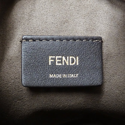 FENDI フェンディ モントレゾール ミニ 2wayバッグ グレージュ 8BS010 レザー レディース 【中古】