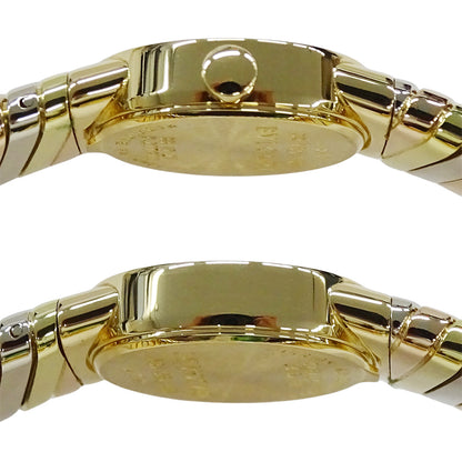 BVLGARI ブルガリ ブルガリブルガリ トゥボガス BB192T レディース 腕時計 クオーツ QZ 750YG 750WG 750PG 磨き済み【中古】