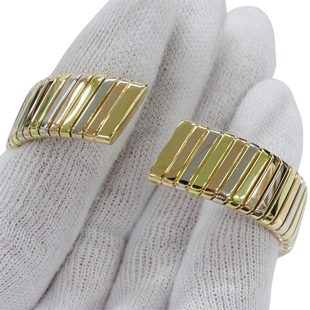 BVLGARI ブルガリ ブルガリブルガリ トゥボガス BB192T レディース 腕時計 クオーツ QZ 750YG 750WG 750PG 磨き済み【中古】