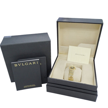 BVLGARI ブルガリ ブルガリブルガリ トゥボガス BB192T レディース 腕時計 クオーツ QZ 750YG 750WG 750PG 磨き済み【中古】
