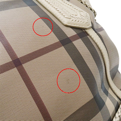 BURBERRY バーバリー 2wayバッグ ベージュ レザー レディース 【中古】