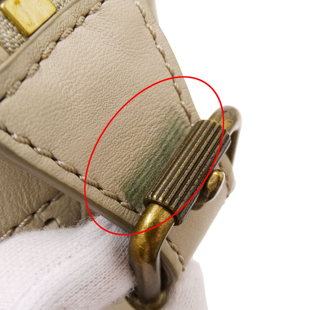 BURBERRY バーバリー 2wayバッグ ベージュ レザー レディース 【中古】
