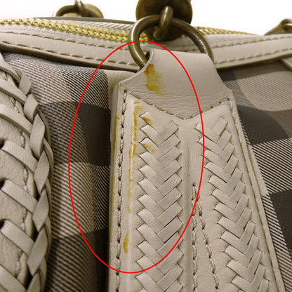 BURBERRY バーバリー 2wayバッグ ベージュ レザー レディース 【中古】