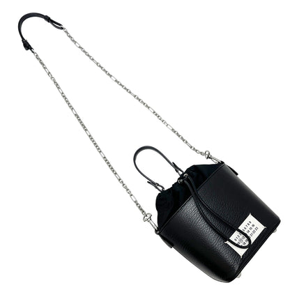 Maison Margiela メゾン マルジェラ バケットバッグ 2wayバッグ 5AC ブラック レザー レディース メンズ 【中古】