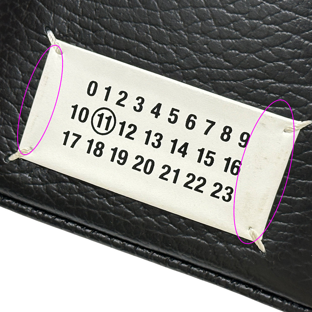 Maison Margiela メゾン マルジェラ バケットバッグ 2wayバッグ 5AC ブラック レザー レディース メンズ 【中古】