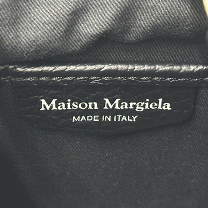 Maison Margiela メゾン マルジェラ バケットバッグ 2wayバッグ 5AC ブラック レザー レディース メンズ 【中古】