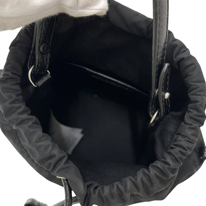 Maison Margiela メゾン マルジェラ バケットバッグ 2wayバッグ 5AC ブラック レザー レディース メンズ 【中古】