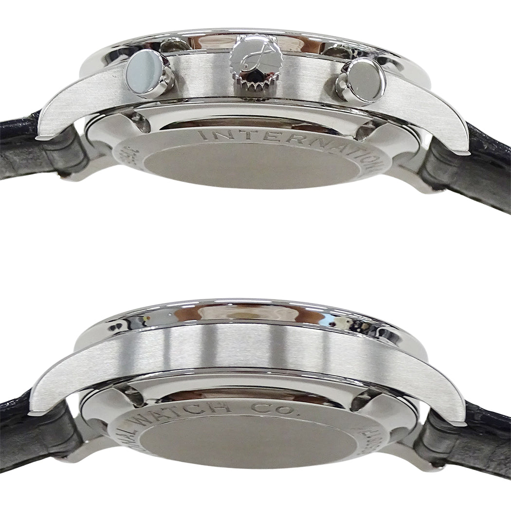 インターナショナルウォッチカンパニー IWC ポルトギーゼ IW371417 メンズ 腕時計 自動巻き SS レザー 磨き済み【中古】