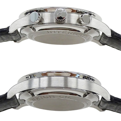 インターナショナルウォッチカンパニー IWC ポルトギーゼ IW371417 メンズ 腕時計 自動巻き SS レザー 磨き済み【中古】