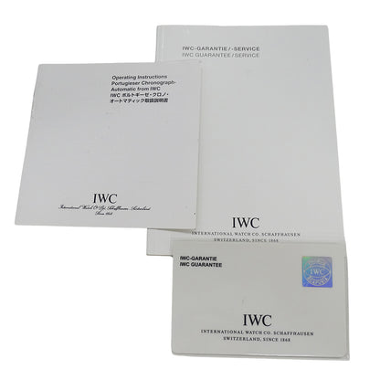 インターナショナルウォッチカンパニー IWC ポルトギーゼ IW371417 メンズ 腕時計 自動巻き SS レザー 磨き済み【中古】