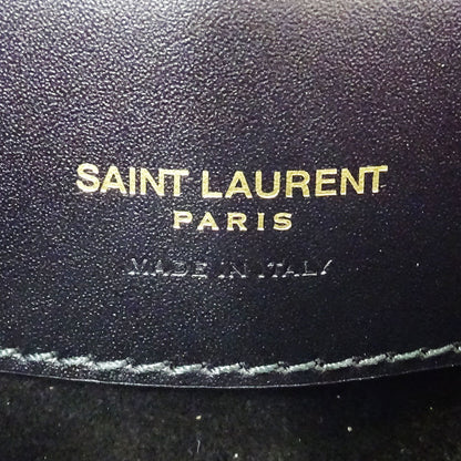 SAINT LAURENT サンローラン LE37 ミニ 2wayバッグ ブラック 765870 レザー レディース 【中古】
