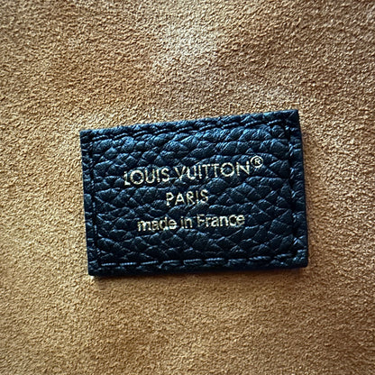 LOUIS VUITTON ルイ・ヴィトン ロウキー ホーボー MM ショルダーバッグ ノワール M24856 グレインカーフ レディース メンズ 【中古】