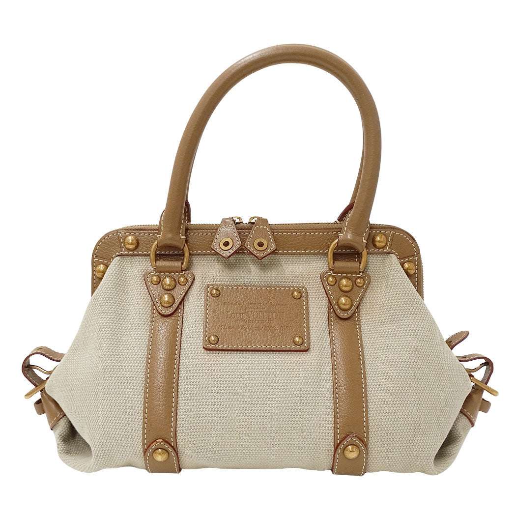 LOUIS VUITTON ルイ・ヴィトン サック・ド・ニュイPM ハンドバッグ トアルトリアノン ベージュ M48827 キャンバス レディース 【中古】