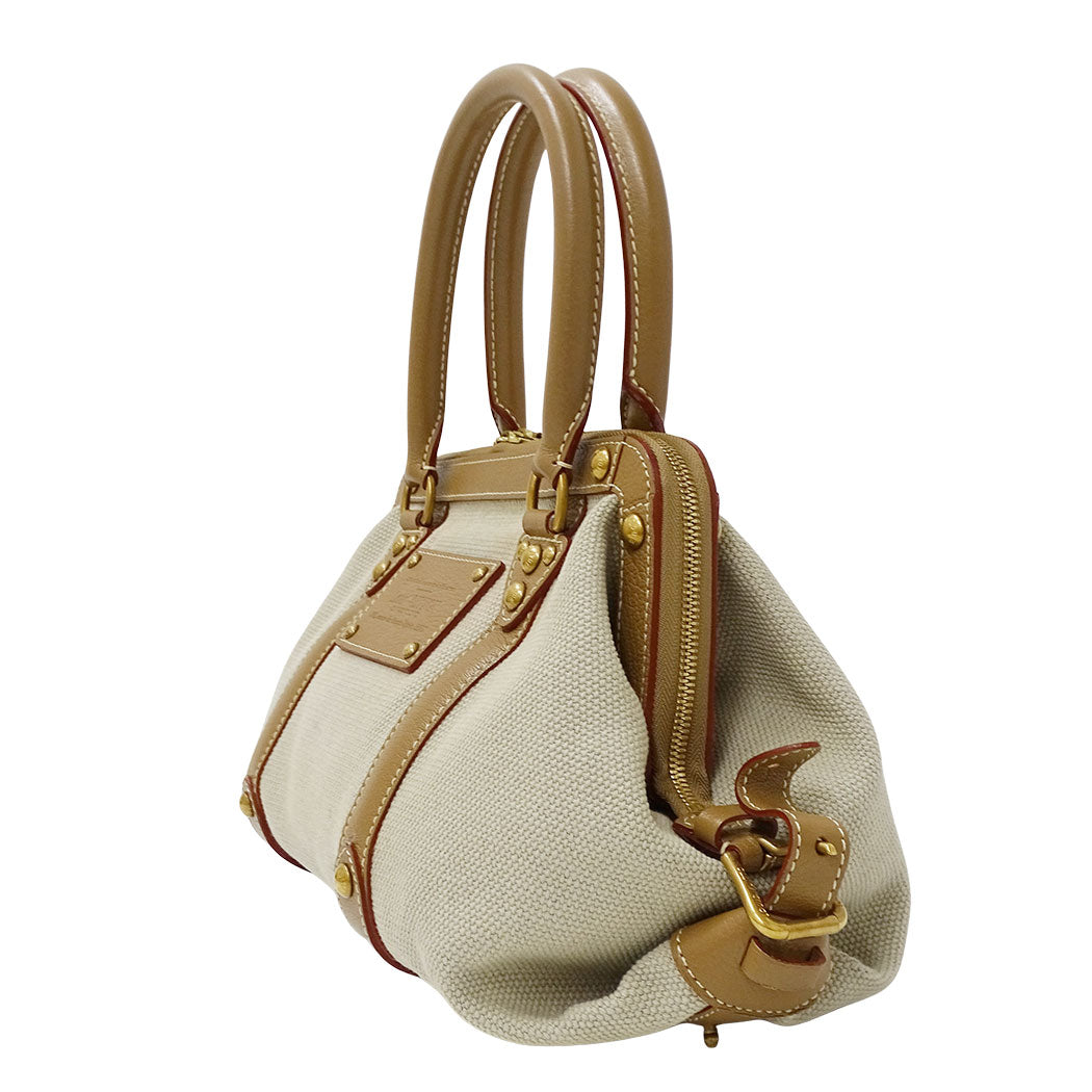 LOUIS VUITTON ルイ・ヴィトン サック・ド・ニュイPM ハンドバッグ トアルトリアノン ベージュ M48827 キャンバス レディース 【中古】