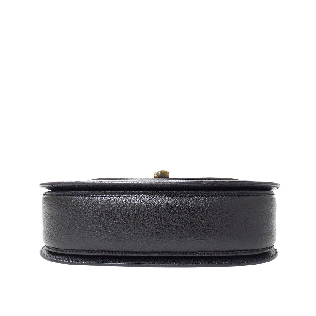 GUCCI グッチ ハンドバッグ バンブー ブラック 000・926・0633 レザー レディース 【中古】