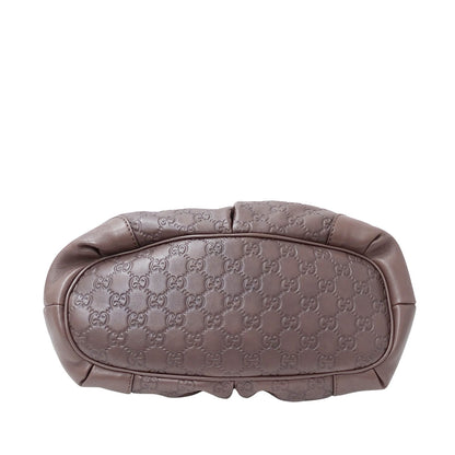 GUCCI グッチ スーキー 2wayバッグ シマ ブラウン 247902 シマレザー レディース 【中古】