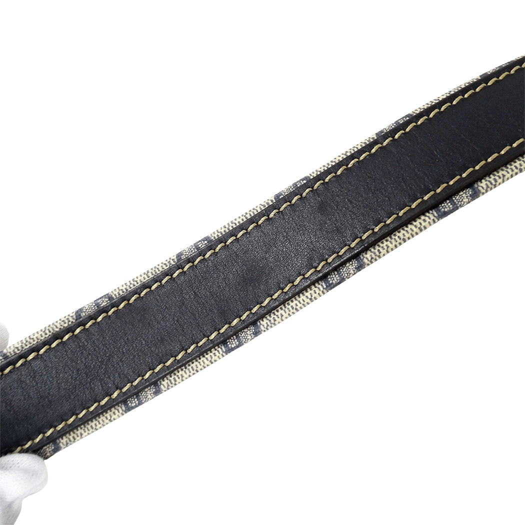GUCCI グッチ ショルダーバッグ ネイビー ベージュ 246413 GGプラス メンズ 【中古】