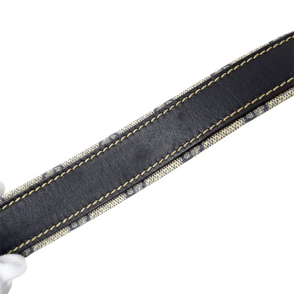 GUCCI グッチ ショルダーバッグ ネイビー ベージュ 246413 GGプラス メンズ 【中古】