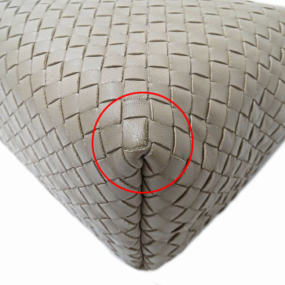 BOTTEGAVENETA ボッテガ・ヴェネタ トートバッグ イントレチャート ベージュ 179320 レザー レディース 【中古】