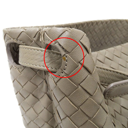 BOTTEGAVENETA ボッテガ・ヴェネタ トートバッグ イントレチャート ベージュ 179320 レザー レディース 【中古】