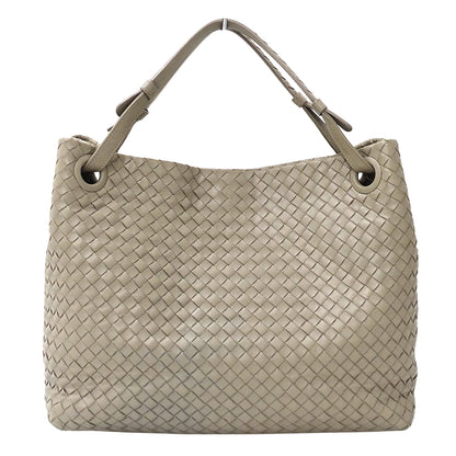 BOTTEGAVENETA ボッテガ・ヴェネタ トートバッグ イントレチャート ベージュ 179320 レザー レディース 【中古】