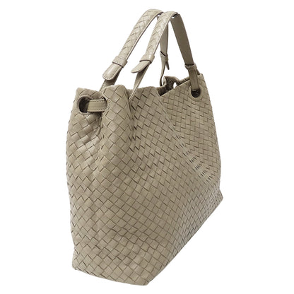 BOTTEGAVENETA ボッテガ・ヴェネタ トートバッグ イントレチャート ベージュ 179320 レザー レディース 【中古】