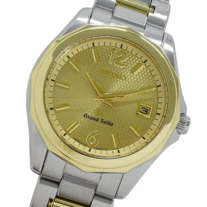 GRAND SEIKO グランドセイコー GS 9F62-0A70 SBGX036 メンズ 腕時計 クオーツ QZ SS YG 磨き済み【中古】