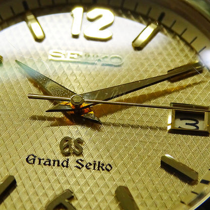 GRAND SEIKO グランドセイコー GS 9F62-0A70 SBGX036 メンズ 腕時計 クオーツ QZ SS YG 磨き済み【中古】