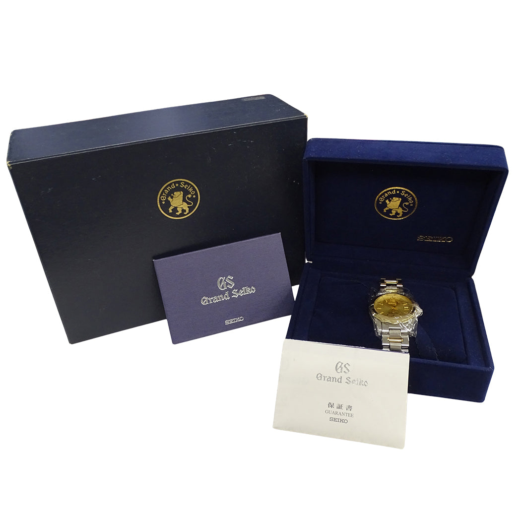 GRAND SEIKO グランドセイコー GS 9F62-0A70 SBGX036 メンズ 腕時計 クオーツ QZ SS YG 磨き済み【中古】