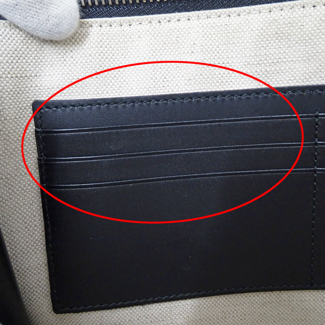 GUCCI グッチ クラッチ・セカンドバッグ キングスネーク ブラック 473904 GGスプリームキャンバス メンズ 【中古】