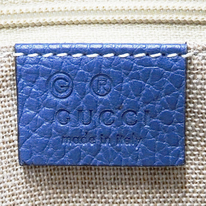 GUCCI グッチ 2wayバッグ GGキャンバス ブルー ベージュ 449241 GGキャンバス レディース 【中古】