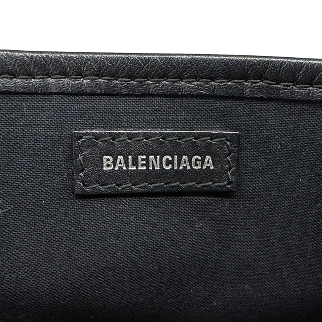 BALENCIAGA バレンシアガ カバスXS ハンドバッグ ホワイト ブラック 390346 キャンバス 【中古】