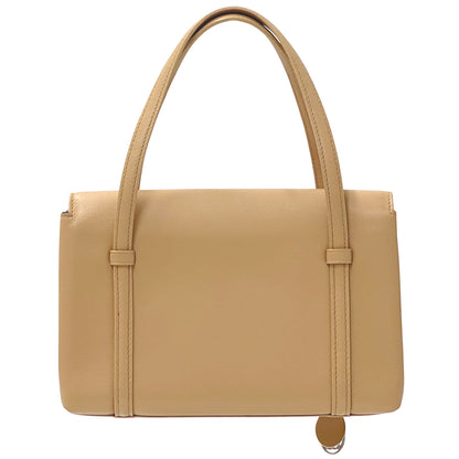 Cartier カルティエ ハンドバッグ カボション ベージュ レザー レディース 【中古】