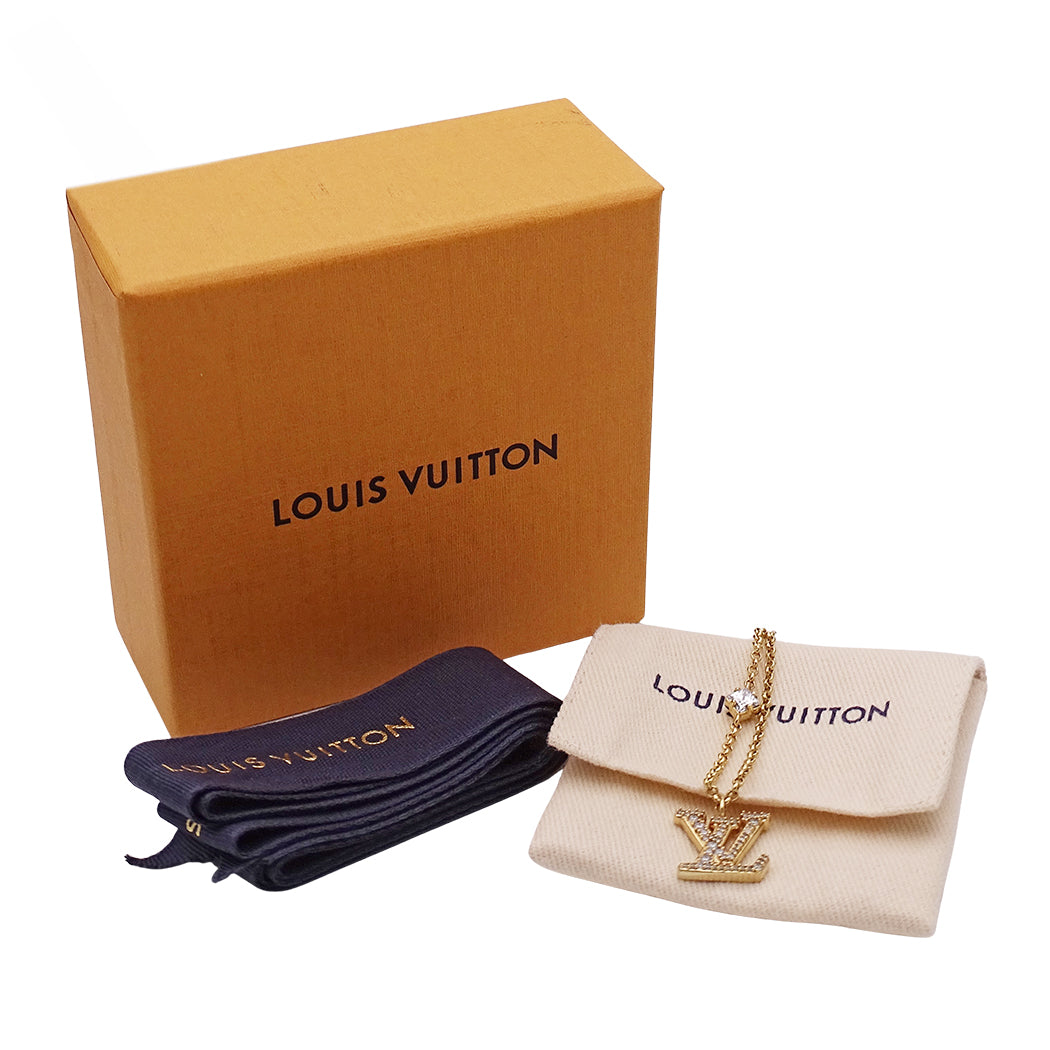 LOUIS VUITTON ルイ・ヴィトン ネックレス・レディLV ネックレス ゴールド レディース M01845 【中古】