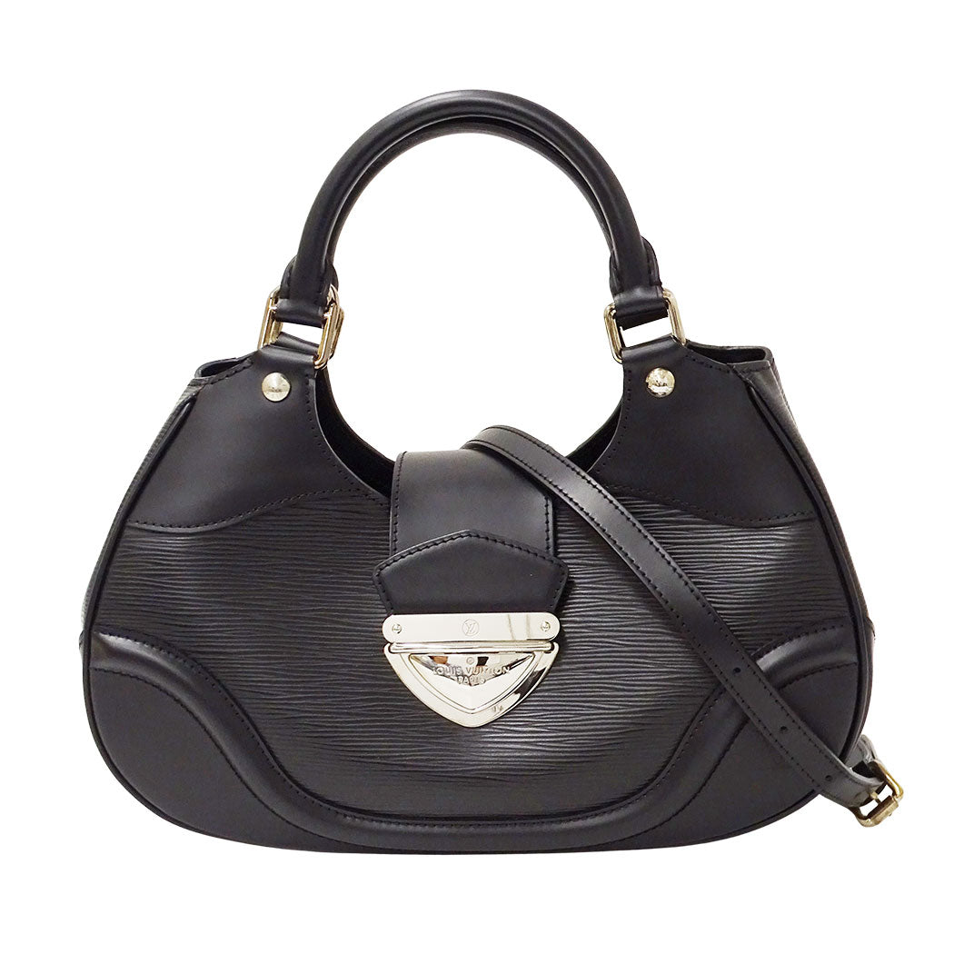 LOUIS VUITTON ルイ・ヴィトン サック・モンテーニュ 2wayバッグ ノワール M59302 エピレザー レディース 【中古】