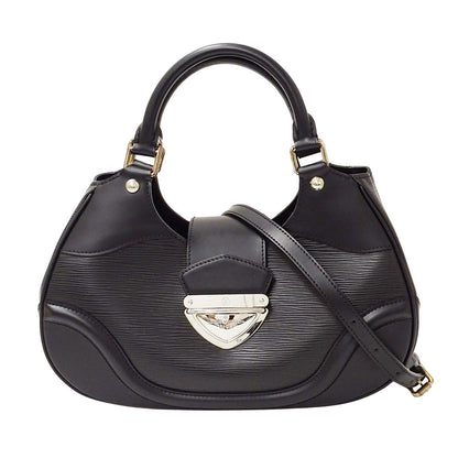 LOUIS VUITTON ルイ・ヴィトン サック・モンテーニュ 2wayバッグ ノワール M59302 エピレザー レディース 【中古】