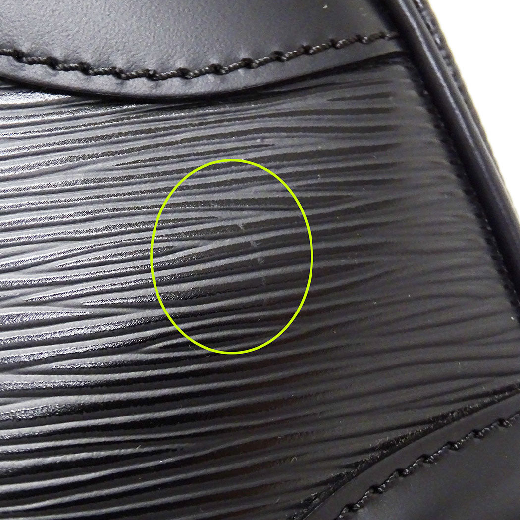 LOUIS VUITTON ルイ・ヴィトン サック・モンテーニュ 2wayバッグ ノワール M59302 エピレザー レディース 【中古】